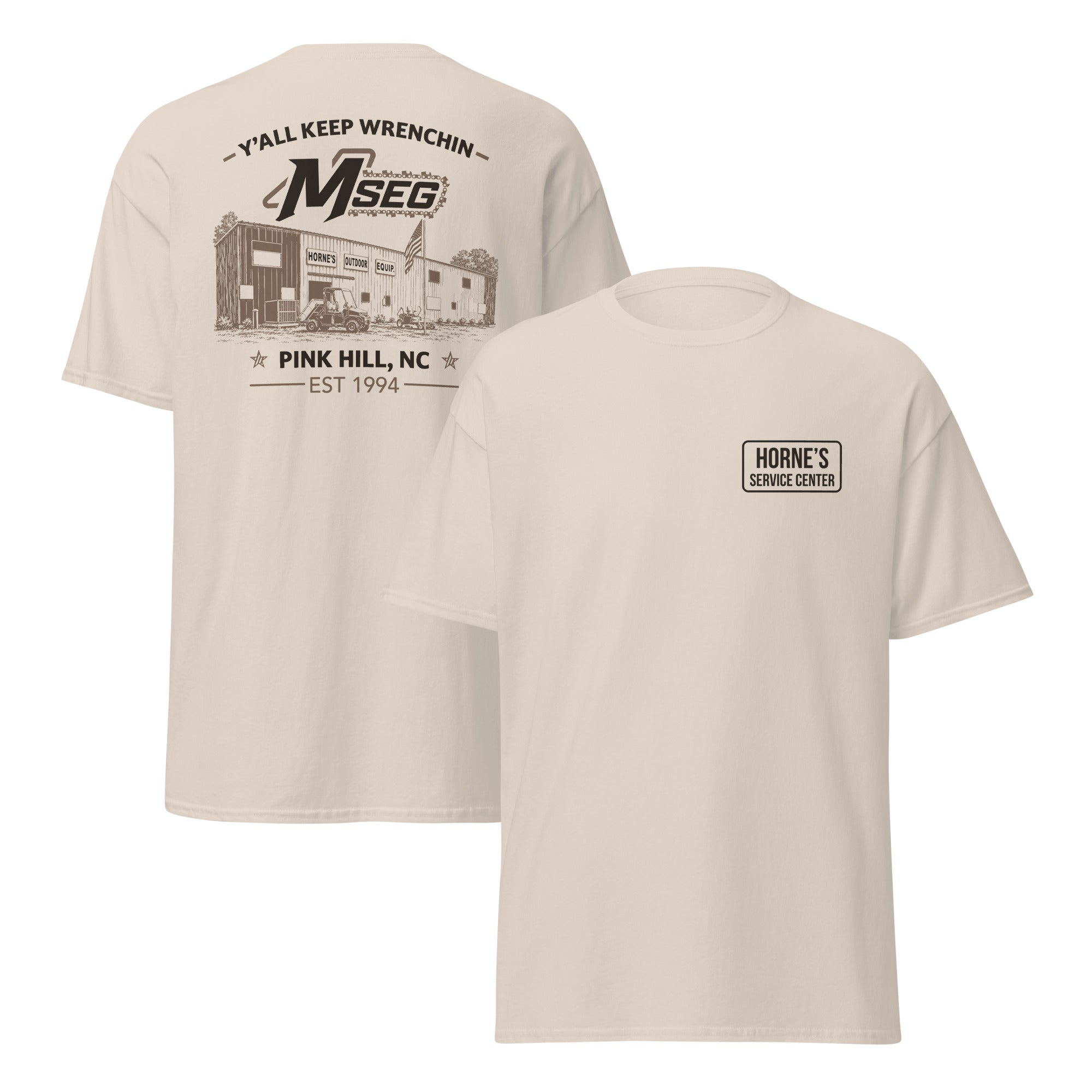 Horne's Shop | Sand Tee – Michael The Small Engine Guy